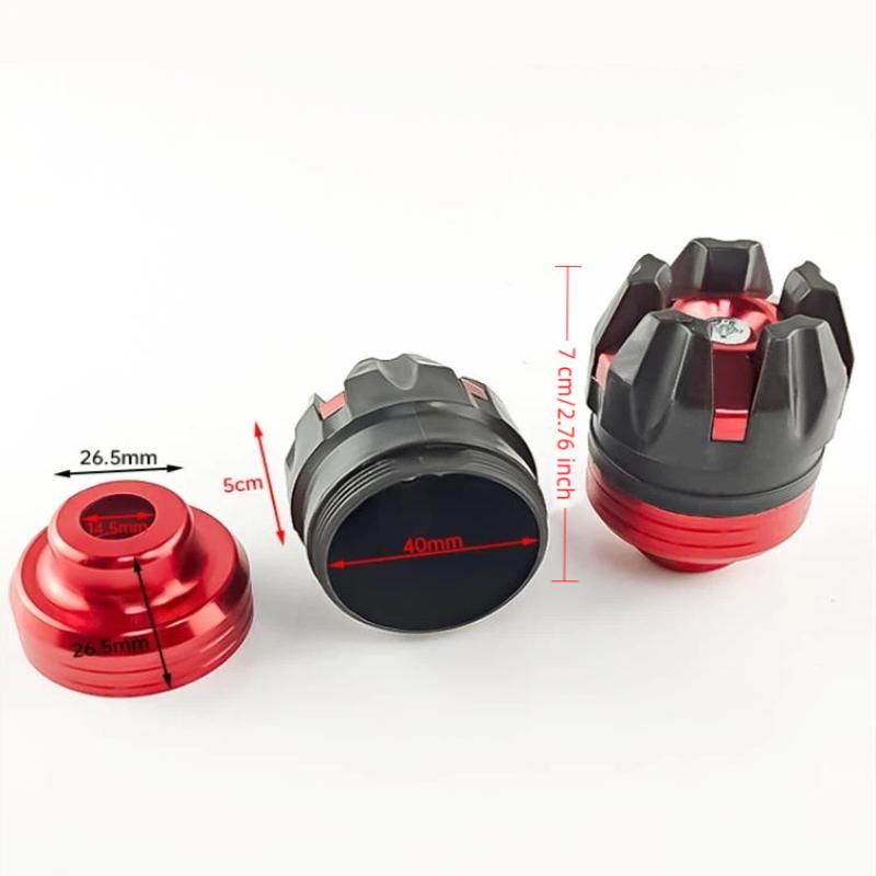 Universal Aluminum Alloy Front Suspension Protection Cup Frame Slider Falling Protector Modified For Motorbike Anti-Fall Bumpers