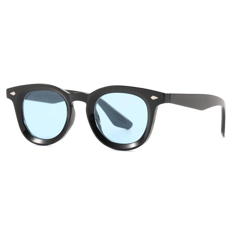 Retro Square Concave Sunglasses Women Brand Fashion Punk Rivets Sun Glasses Men Shades Uv400 Olive Green Leopard Eyewear