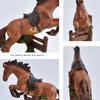Running Horse Statue Miniature Pony Figurine Resin Simulation Animal Sculpture Home Office Bookshelf Decoration Ornament