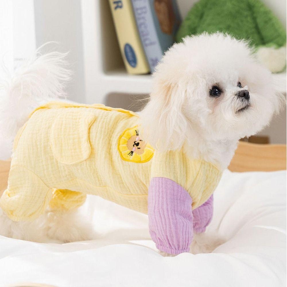 Comfortable Small Dog Cooling Vest Double-Layer Yarn Pet Jumpsuits Dog Clothes  Spring Summer