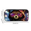 Bear Print Single Layered Pencil Case for Boy/Girls Best Gifts 2D Flat Cartoon School Supplies Pencil Pouch for Children