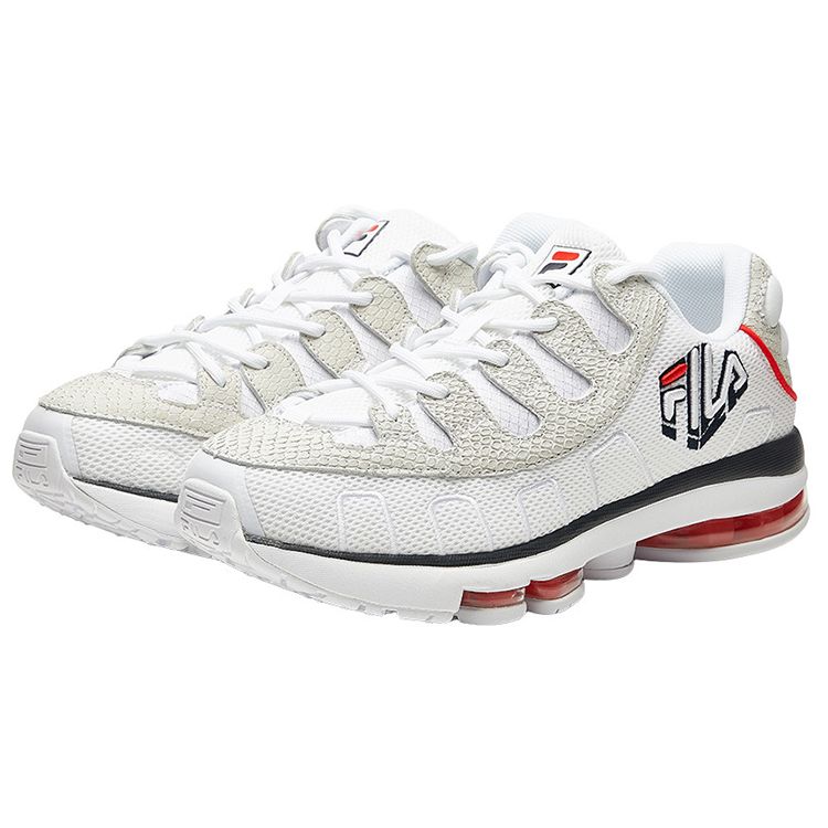 FILA Silva Trainer Mesh Fabric Sports Comfort Low Top Casual Shoes Men sneaker White F12M931102FWT