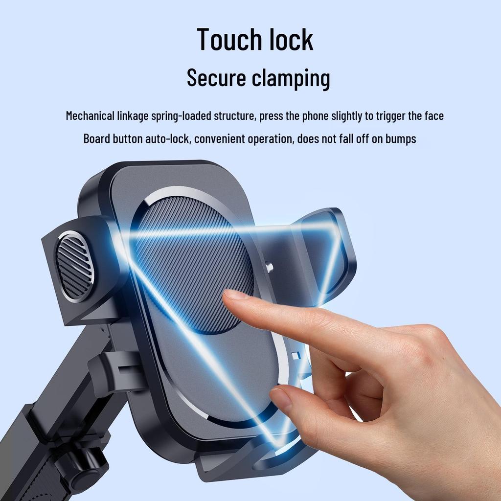 Universal Retractable Car Phone Holder with Vacuum Suction Cup for Center Console