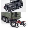 Newao 1:32 Off-Road RV & Motorcycle Alloy Model with Lights & Sound