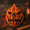 Eye Catching Party Mask Halloween Pumpkin Mask, 3D Spooky Jack O Lantern for Cosplay Party, Lightweight PU Foam Breathable Scary Face Adults