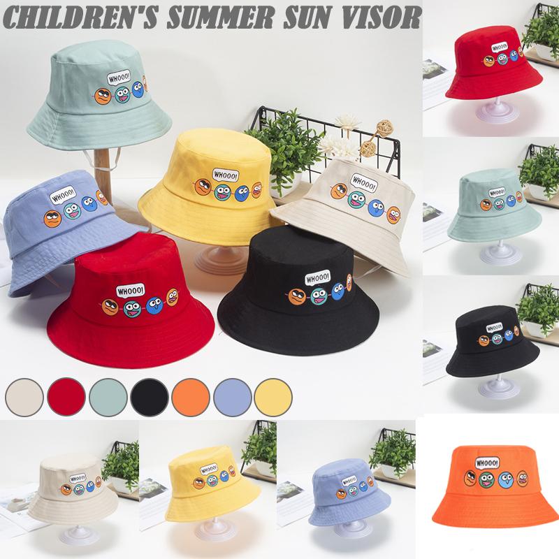 Summer Baby Hat Boy Girl Cotton UV Protection Sun Cap Children Panama Beach Kids Bucket Hat Infant Sun Visor Caps