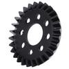 Bevel Gear Wheel 28 Teeth Hub Mount Cast Steel Industrial Robot Parts 14mm Bore 1.5 Tooth Module