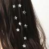 10 Stück Damen Kopfschmuck DIY Zubehör Mode Damen Goldener Stern Haarspange Hochzeitsgeschenk Haarzopfwerkzeuge