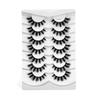 Xiaomi HBZGTLAD 3D Natural Cat Eye Fluffy Soft Cross 7 Pairs of Comic Eyelashes Wispy Natural Eyelash Extension Eyelashes