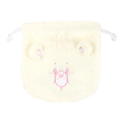 T's Factory Care Bear Plush Drawstring Bag Sparkle Heart Bear CB-5530361SH