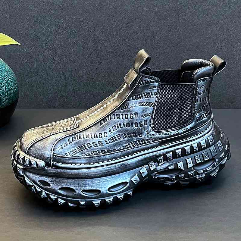 

Мода Винтаж Мода Новый Дизайнер Высокие Топы Мужская Текстовая Повседневная Обувь Балетки Мокасины Кроссовки для Ходьбы Zapatillas Hombre Ботильоны 39