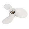3-Blatt Aluminiumlegierung Propeller Ersatz Außenbordmotor Propeller für 4 5 6 8 PS Takt