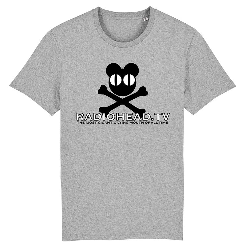 2025 Radiohead, Americké retro klasické nadměrné tričko s krátkým rukávem z rockové punkové kapely