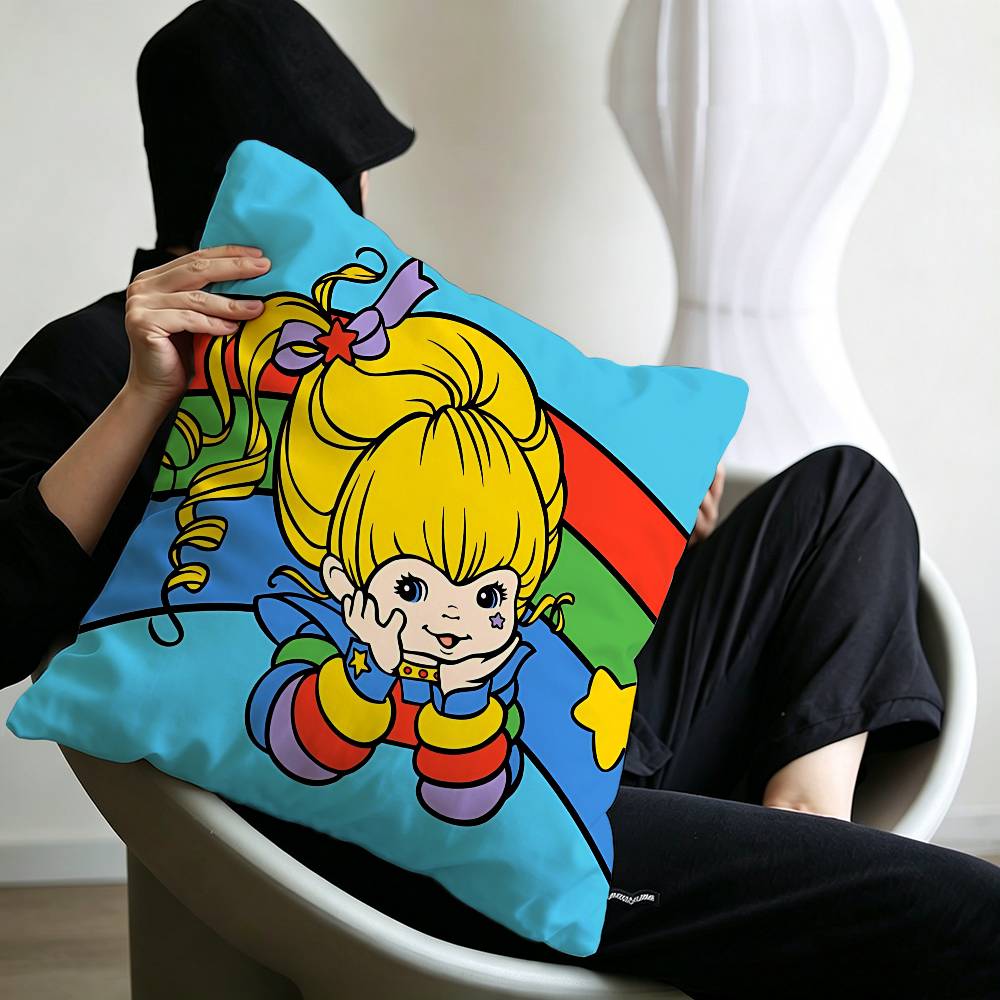 Rainbow Brite Anime Pillow Gifts Home Office Furnishings Bedroom Sofa Car Cushion Cover case 45x45cm