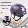 3C Certified Electric Vehicle Half Helmet with Double Visor for Large Head Circumference - All-Season, Unisex