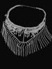 Versatile Rhinestone-Inlaid Tassel Mask: Stylish Full-Face Decoration for Women’s Independent Website Aesthetic