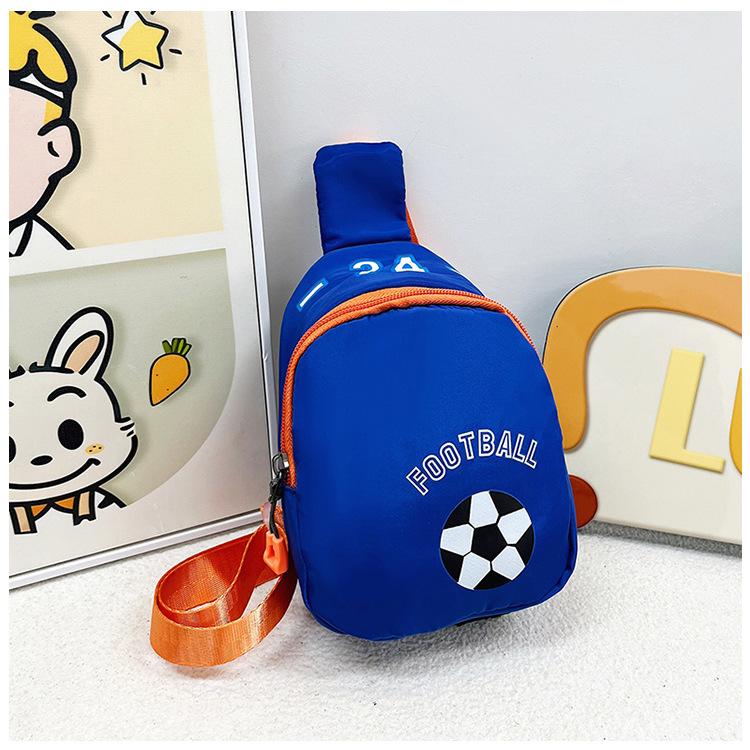 

2025 новые детские сумки для мальчиков и девочек, модная спортивная нейлоновая нагрудная сумка, дорожная трендовая сумка-мессенджер, сумка для отдыха морской синий