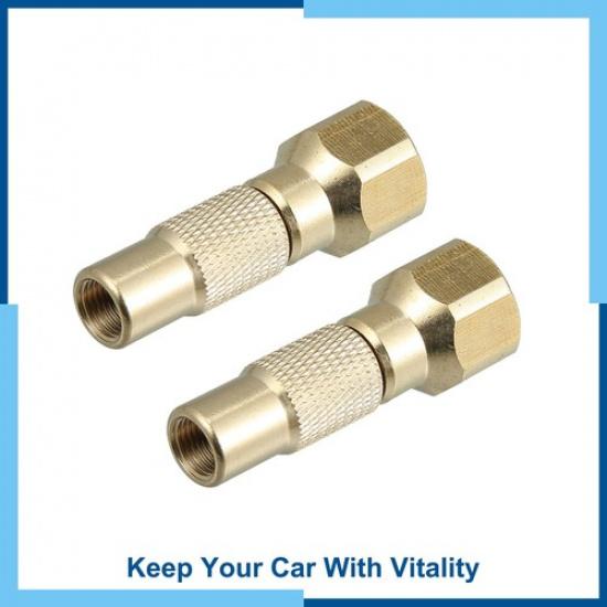 Pack (2) Car Tire Chuck Screw On Adapter Air Chuck Tire Inflator Compressor Pump