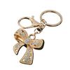 Rhinestone Bow Keychain with Rotating Lobster Clasp for Women Girls Sparkling Bow Keychain Bag Charm for Birthday Mother's Day