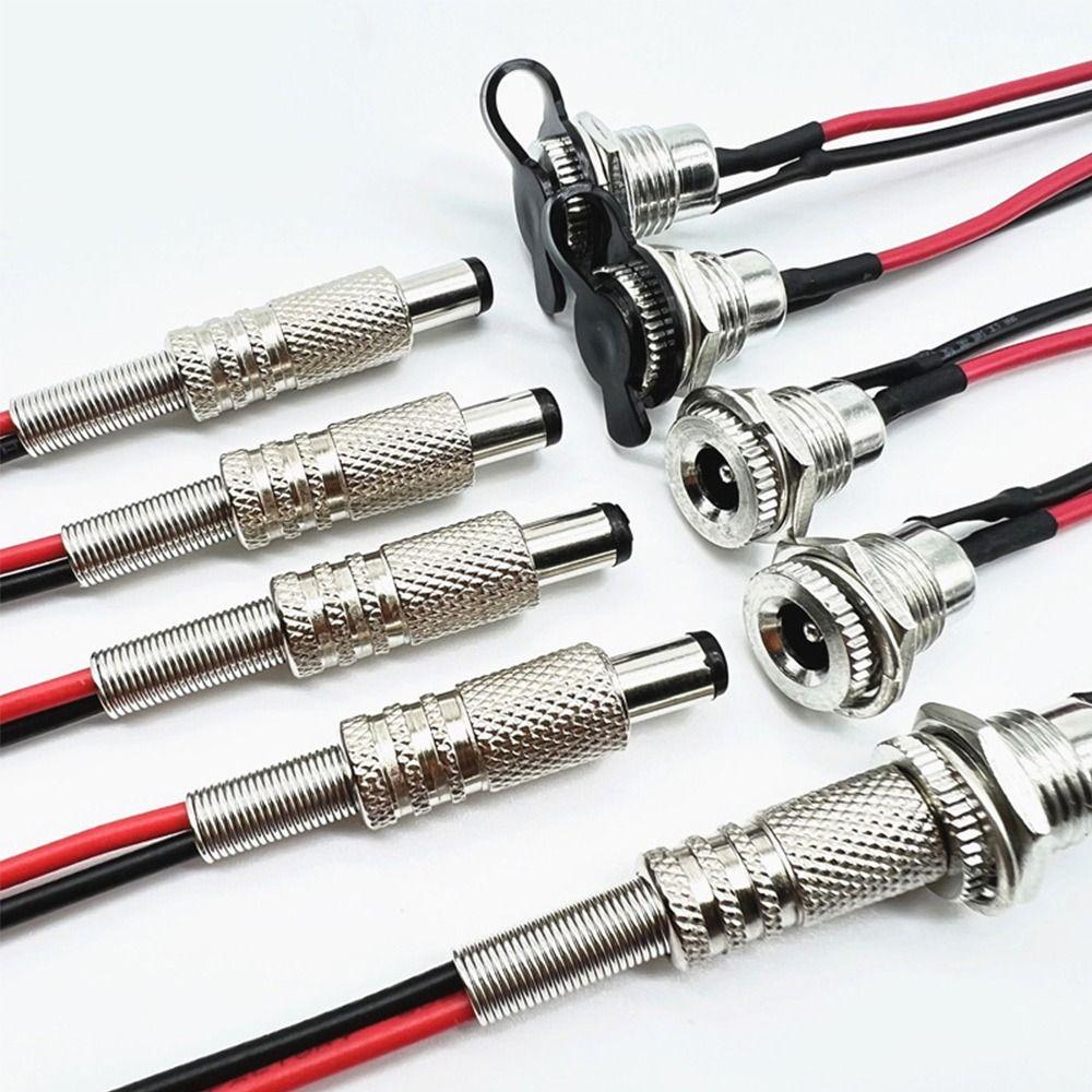 1Pcs 5.5*2.1mm 5.5*2.5mm DC Power Jack Socket  Equipment Charging Replacement