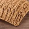 Square Oval Rattan Fruit Bread Snacks Storage Tray Coffee Bar Display Basket Nordic Desktop Cosmetic Sundries Organizer