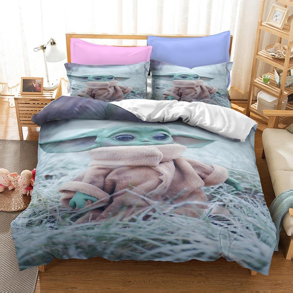 

Bedding Kit Yoda Master Series Size Three-Piece Quilt Cover AU Double 180x210cm