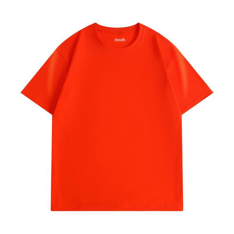 Summer Pure Cotton Custom T-shirt: Student Graduation, Parent-Child, Round Neck, Drop Shoulder Short Sleeve, Class Uniform Printing