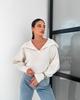 2026 European & American Loose Lantern Sleeve Open Neck Women's Autumn/Winter Pullover Sweater
