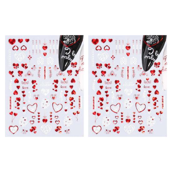 Stilvoller Nail-Art-Aufkleber, lichtecht, ultradünn, dekorativ