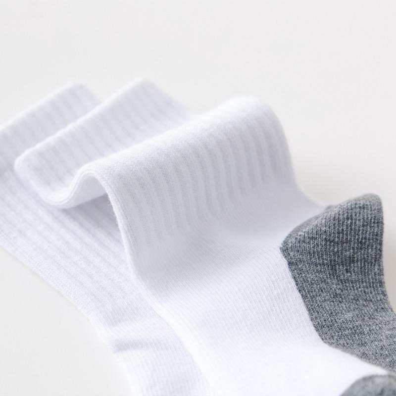 5 Perechi/Lot Toamnă Iarnă Șosete Bumbac Copii Copii Adolescenți Modă Negru Alb Pentru 1-12 Ani Student Căldură Șosete Bebeluș Fată Băiat