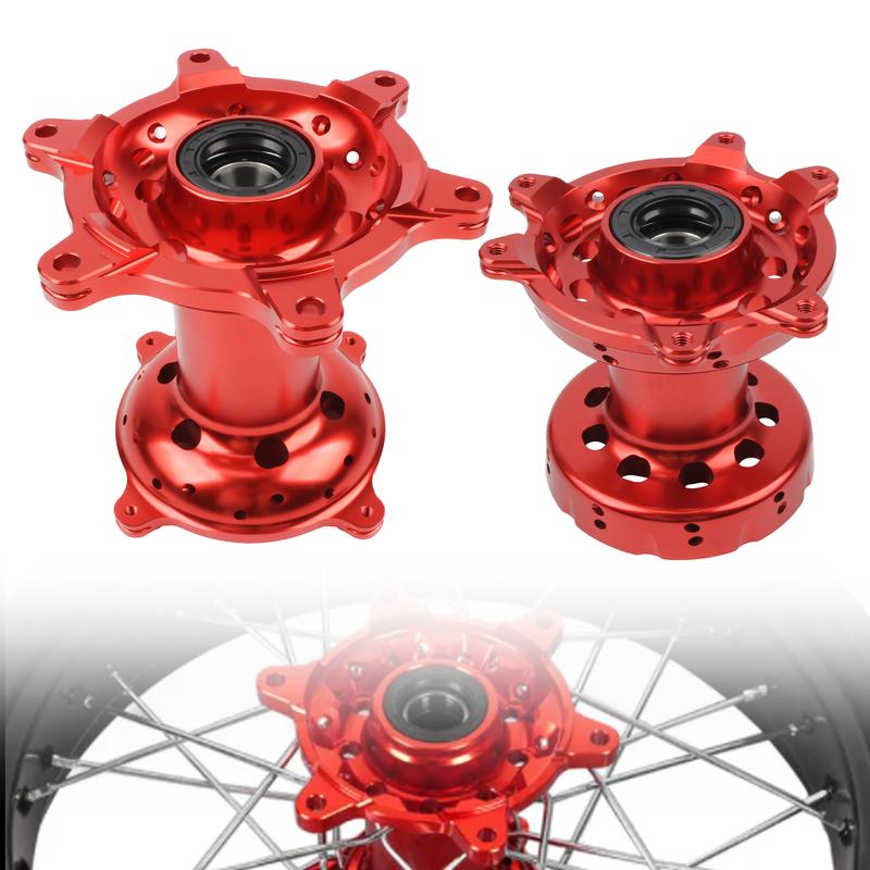 Motorcycle 36 Holes CNC Aluminum Front Rear Wheel Hub For Honda CR CRF 125 250 450R 450X Dirt Bike Replacement Accessories