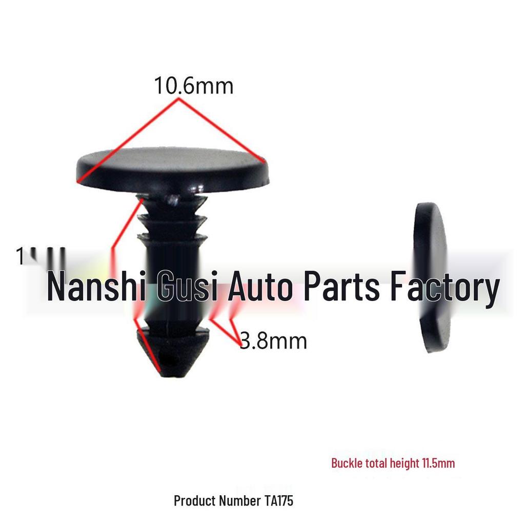 Universal GM Car Bumper Cover Trim Clip & Buckle Set