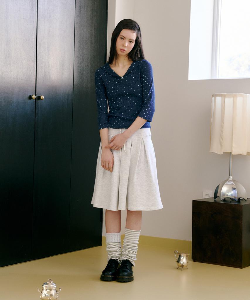 FUNFROMFUN Eyelet Sailor Tee, Navy