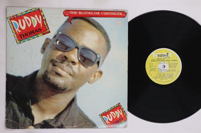 LP Record RUDDY THOMAS - Bloodline Continues NONE RUDDY T RECORDS 1993 Jamaica Reggae, Ska & Dub Used