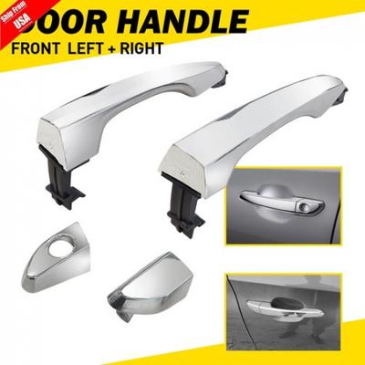 Chrome Exterior Door Handles Set Front Driver Passenger for Hyundai Tucson 16-21