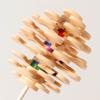 Holz Drehende Lutscher Figuren Drehendes Kreisel Montessori Spielzeug Tragbar Interaktiv Lustig Drehender Lutscher Frühe Bildung