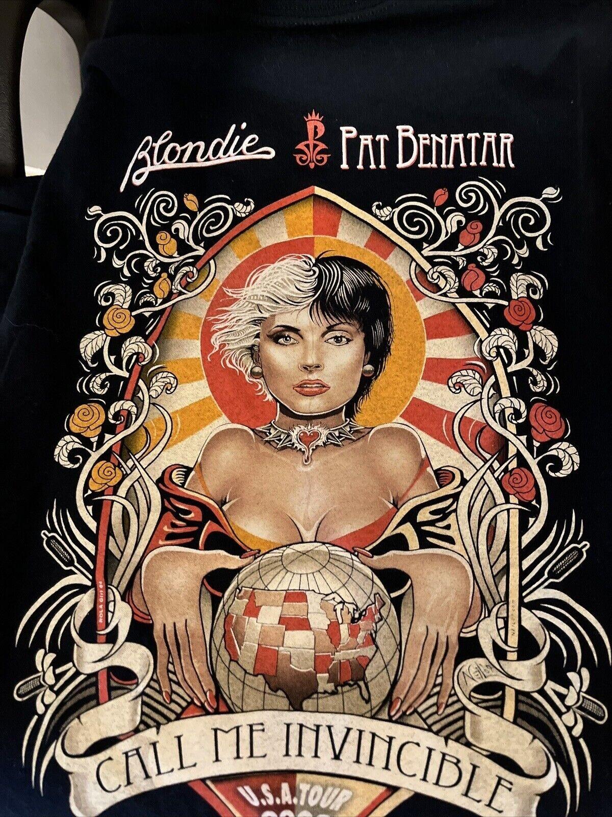 Pat Benatar Blondie 2009 Call Me Invincible Concert Reprint T shirt XXL