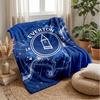 Coperta in Flanella con Stampa Calcio Everton, Morbida Calda Leggera Coperta da Divano Letto Campeggio