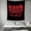 Stranger Things Wall Tapestry Aesthetic Wall Hanging Printed Fabric Blanket Decorative Tapestries for Bedroom Living Room Home Decor