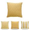 Luxurious Mustard Yellow Geometric Pillow Case For Fall And Autumn Decor