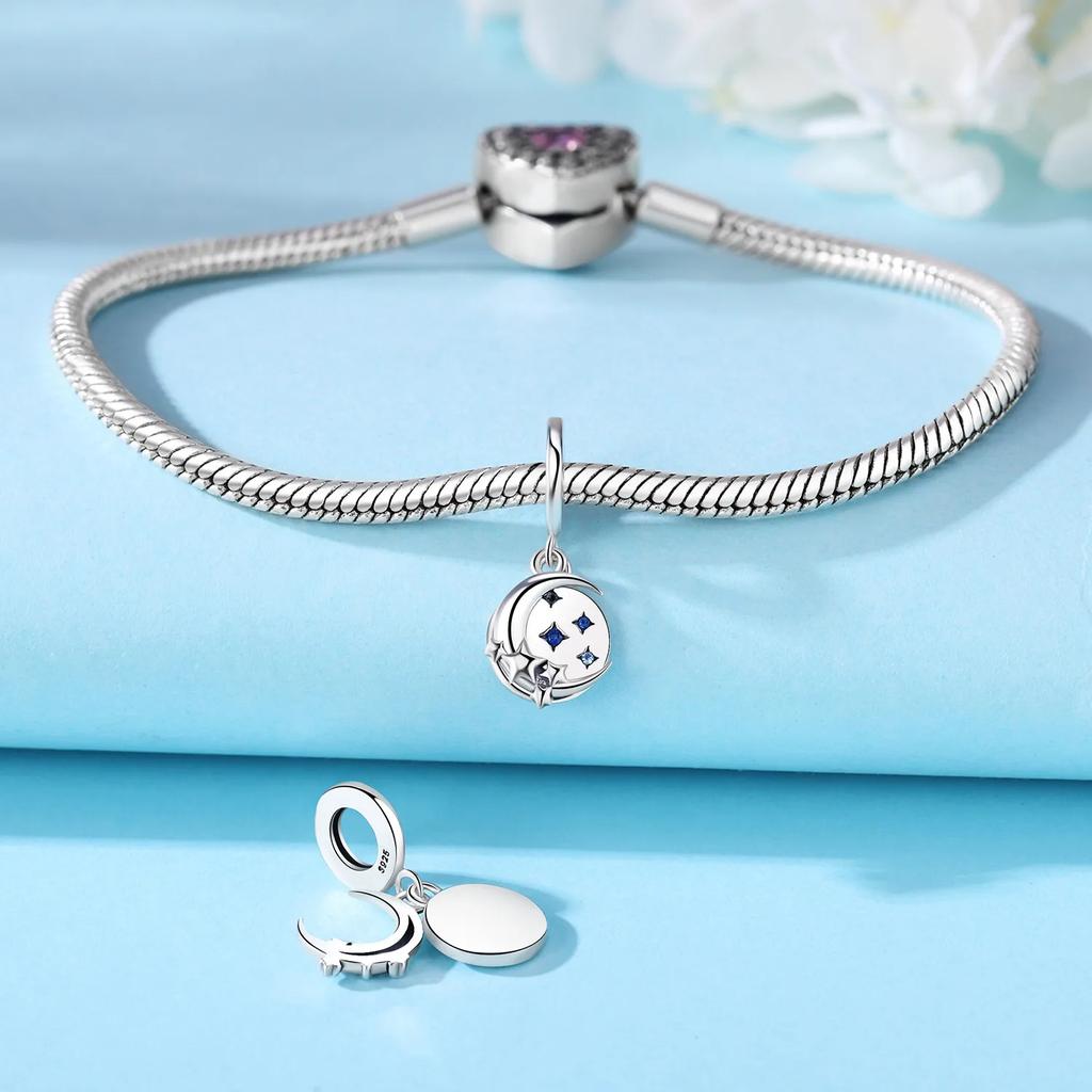 Coppercute Astronaut Bead Shiny Starcharms For Women Birthday Fine Jewelry Party Gifts Diy Accessories