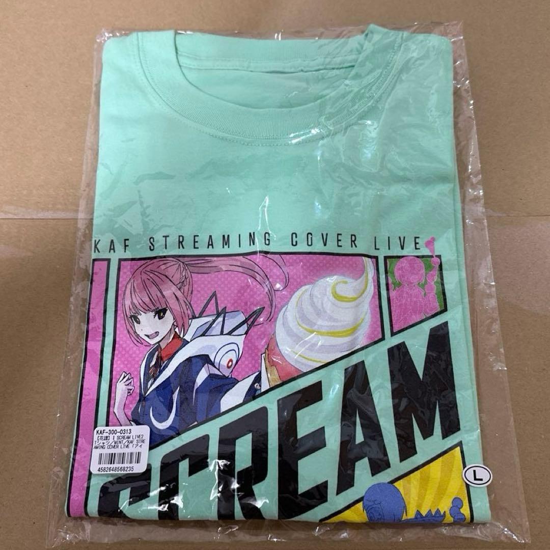 

[USED] Flower record I SCREAM LIVE2 T-shirt/MINT/KAF