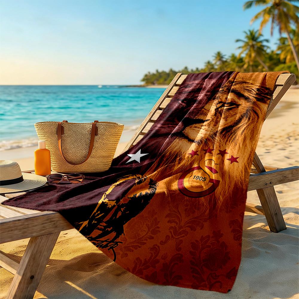 Galatasaray Beach Towel Soft Durable Quick-Dry Comfortable Lightweight