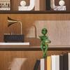 Funny Alien Statue Sculpture Garden Landscaping Yard Art Ornament Resin Beer Drinking Alien Sculpture Desktop Decoration
