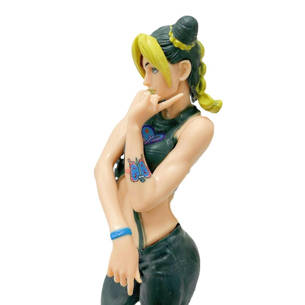 17CM Jolyne Cujoh Anime Figure JoJo's Bizarre Adventure Kujo Jotaro PVC Boxed Adult Collectible Series Tabletop Decoration Gift