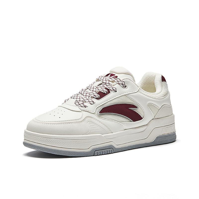 Anta Cyber Slip Resistant, Abrasion Resistant, Lightweight, Breathable, Height Increasing Low top Skateboard Shoes Sneakers 922538012-3