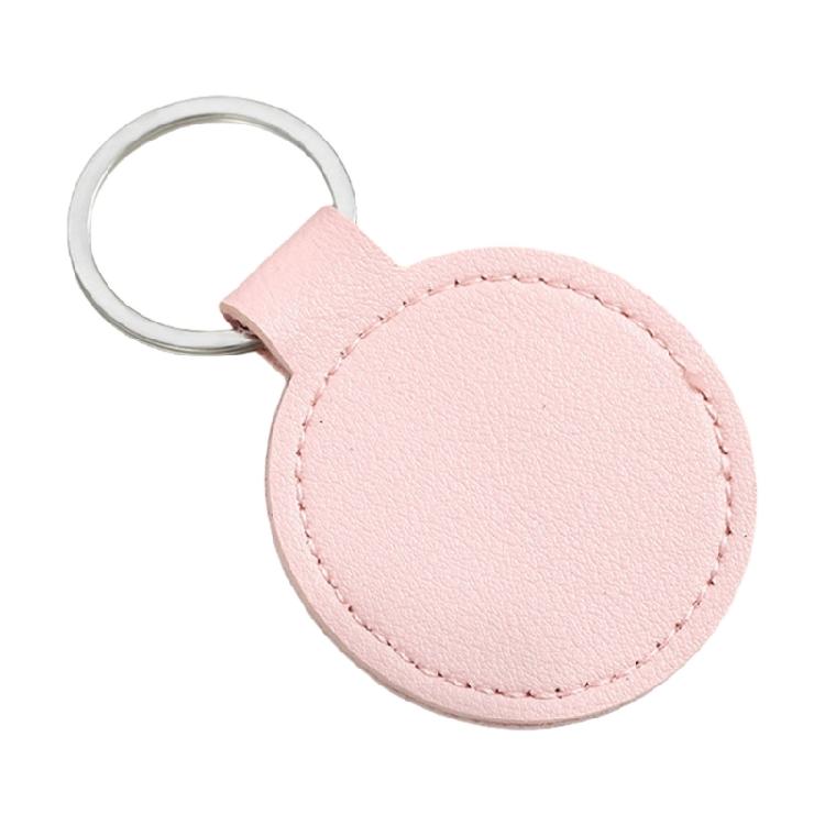 Slim PU Keychain With Reinforced Metal Clip Light Weight Key Management Solution For Home And Vehicle Key