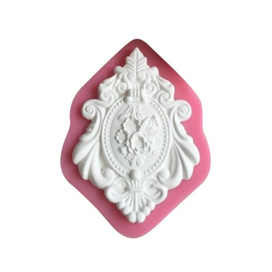 Yousheng Embossment Chocolate Mould Silicone 3D Fondant Cake Tool Decorating