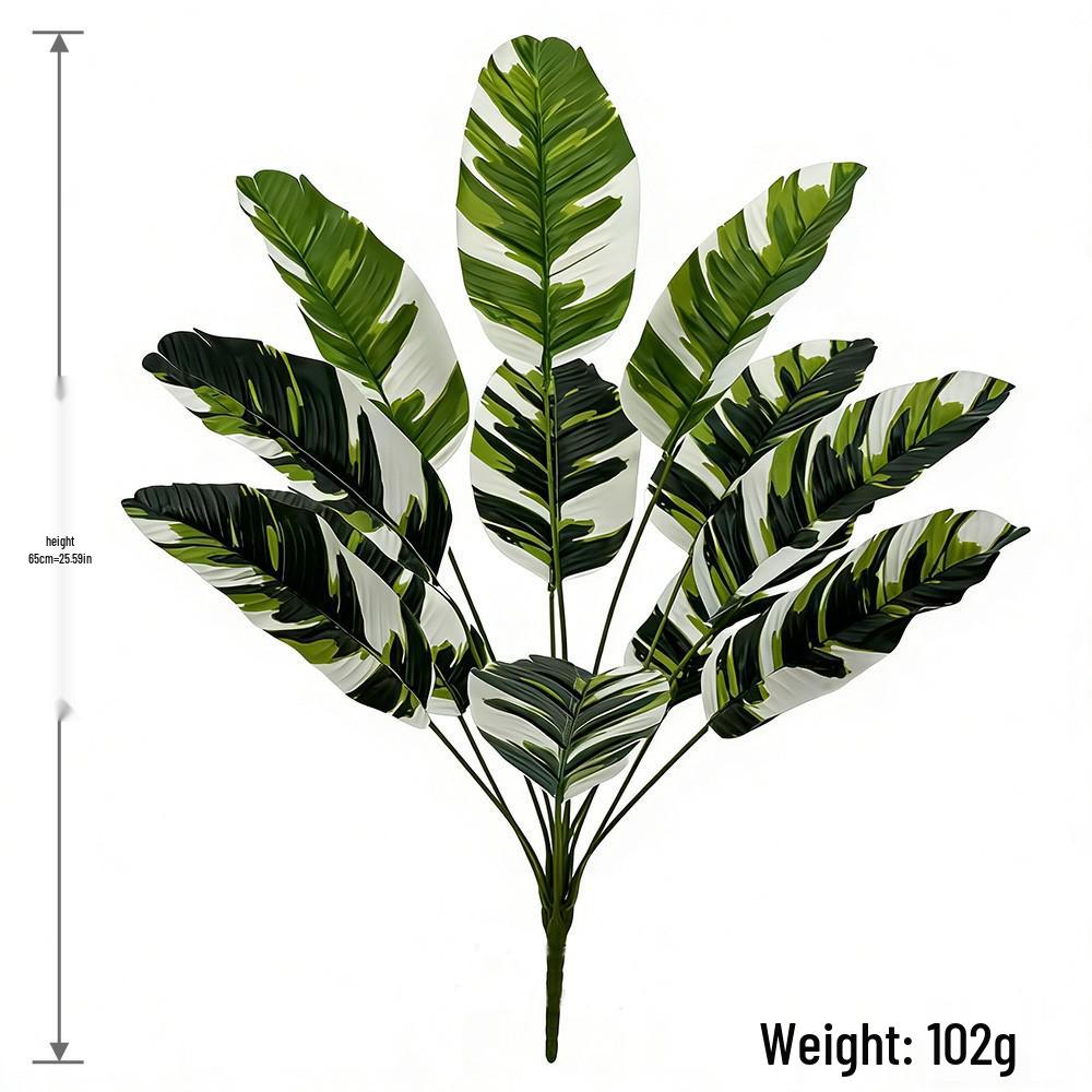 Nordic Large Bird of Paradise & Banana Leaf Fake Tree - 18 Heads for Garden Decoration & Landscaping