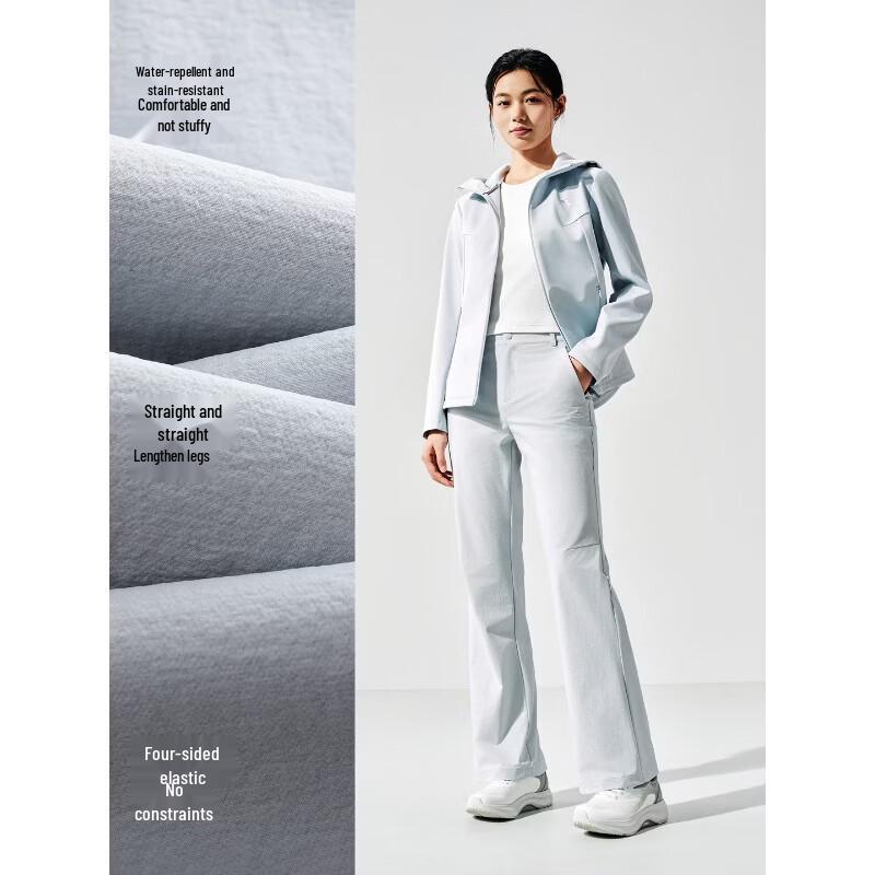 ANTA Women s Lightweight Flared Quick-Dry Sports Pants XL